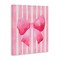 Stupell Industries Chic Bow on Pink Stripes Canvas, design by Camila Juncos